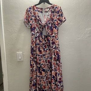 L’Atiste Tie Front Dress NWT